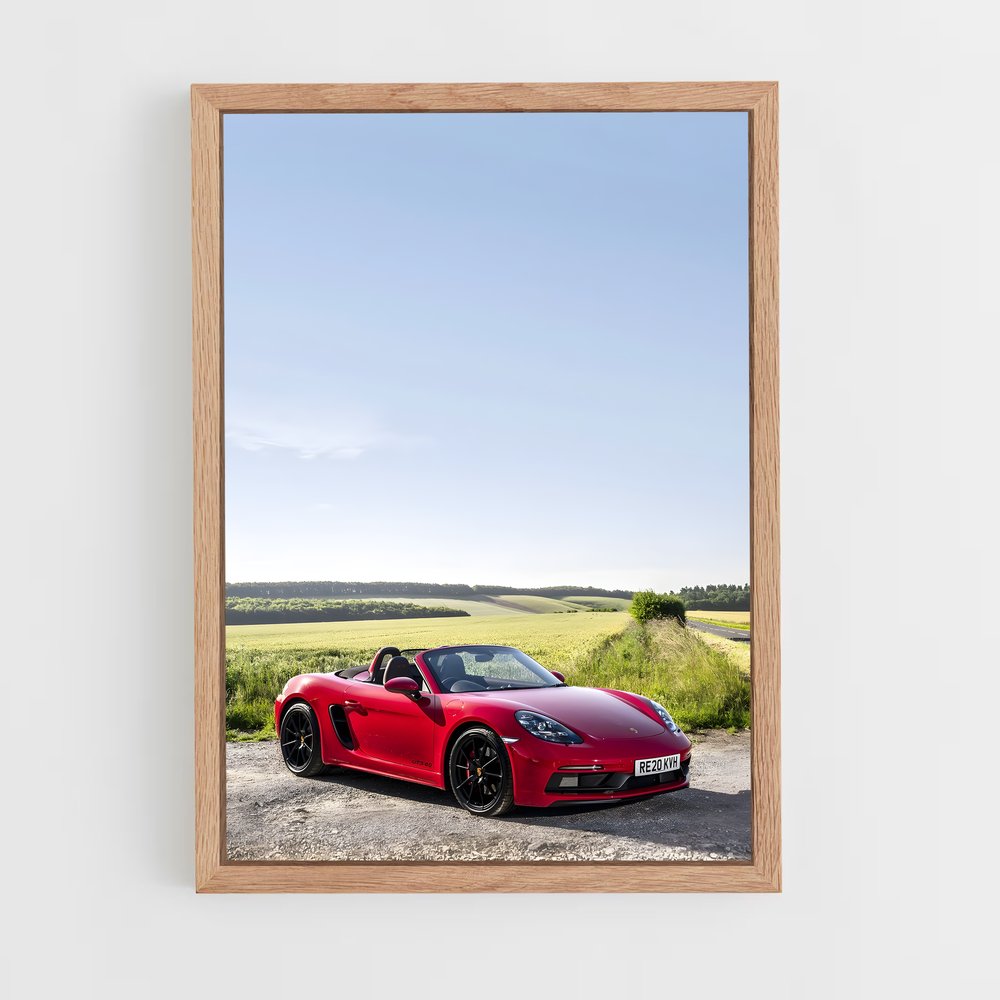 Poster splendide Boxster GTS – affiche Porsche (vue 4)